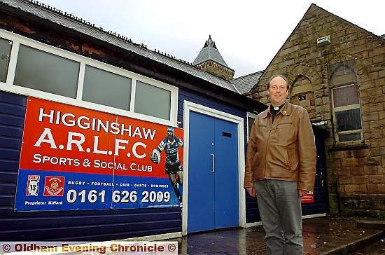 NEW CHURCH: Scrum on down at the rugby club until the church is repaired 
