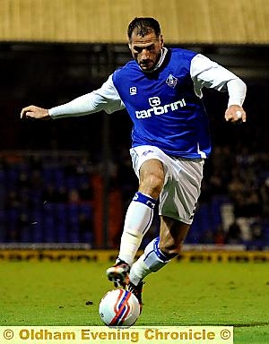 SHEFKI KUQI: fired up to help Latics reach the final of the Johnstone’s Paint Trophy. 