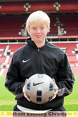 Chloe Ainsworth: selected as a ball girl for the London 2012 Olympic Games