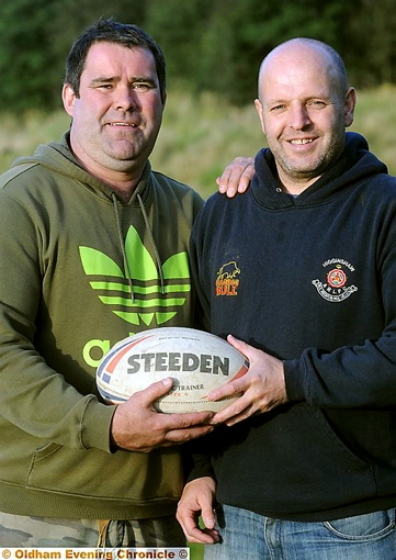 HIGGINSHAW’S new coaching team of Steve Lax (left) and his assistant Mark Jewitt.