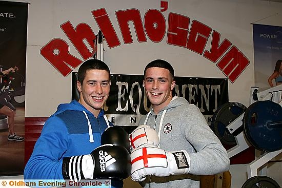 Ronnie Heffron (left) and Mark Heffron are taking over the running of Rhino's Gym, Oldham.