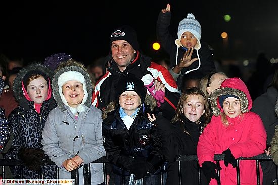 Hot entertainment at the ‘Big Bang’ bonfire. 
