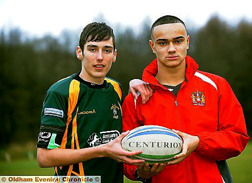 YOUNG WARRIORS . . . Jack Etchells (left) and Isaac Noi 