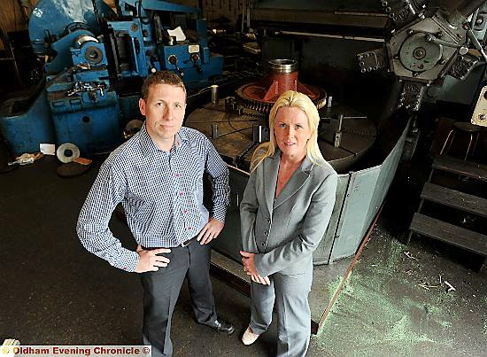 Cory Hopwood and sister Louise Spate: running their company 
