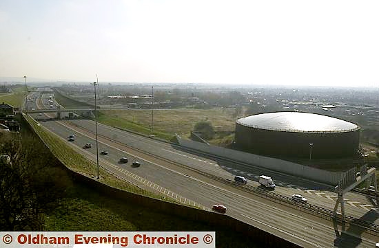 The Hollinwood gasometer site 
