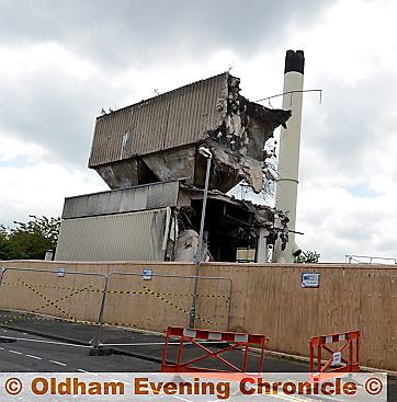 Lord Street chimney: like the boiler house, soon to be demolished 

