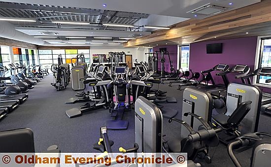 The centre’s new gym.
