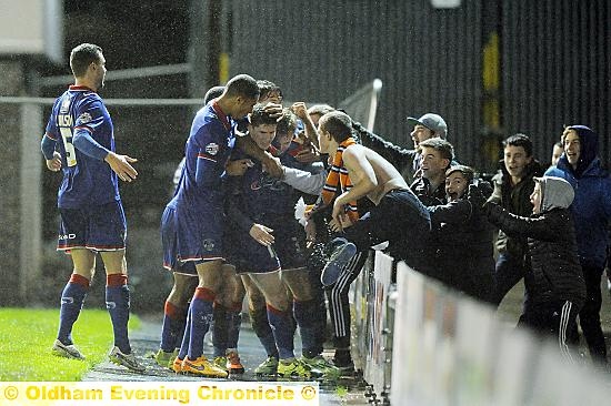 Danny Philliskirk goal celebration.