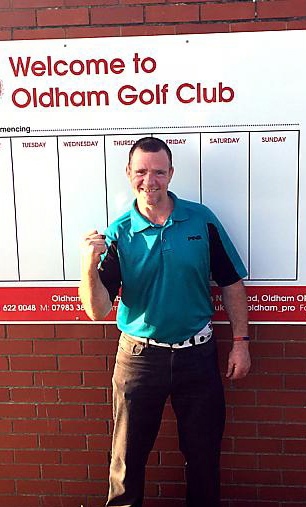 HOT STREAK . . . David Ganley was the man in form at Oldham last weekend, winning the better-ball Stableford alongside David Finn, and the three-man Stableford with Wayne Adamson and Andrew Earlam.