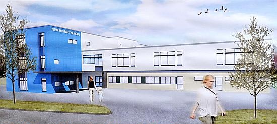 Work has begun on new primary school on site of former Grange School.

PIC shows plans. 