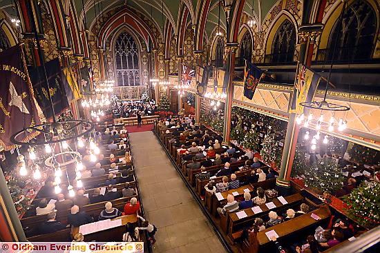 OLDHAM’S stunning parish church, the perfect venue for the Festival of Carols.