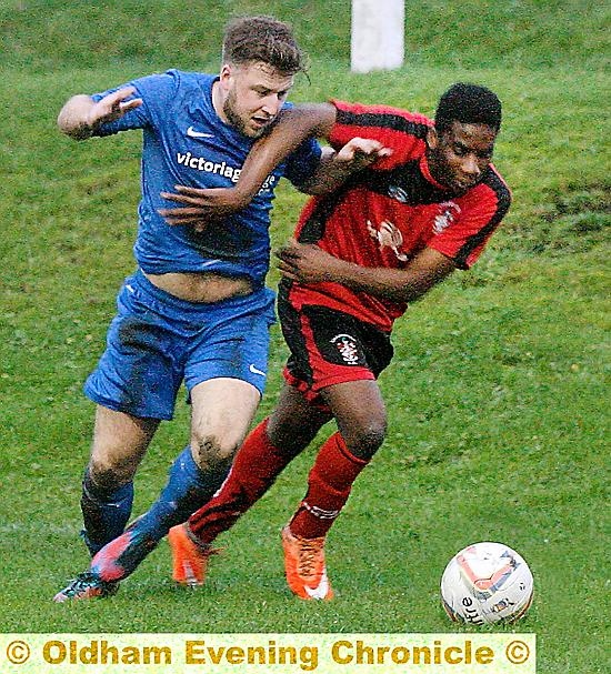 EXCITING PROSPECT . . . Leon Iloube (right).