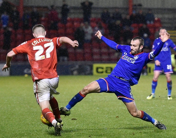 Liam Kelly . . . Athletic would want a big fee for the midfielder, who is contracted to the club until the end of next season.