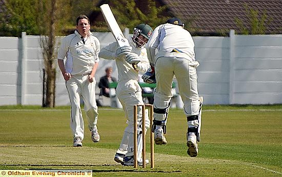 SOLID START: professional Josh Tolley (pictured) and Andrew Yates shared an opening stand of 79 for Crompton in the club’s first fixture of the season