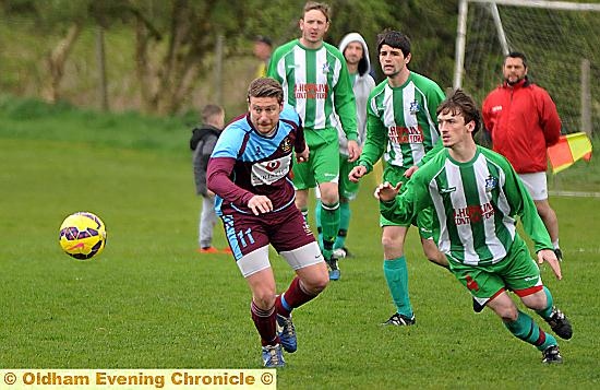 EYES ON THE BALL: Danny Weston.