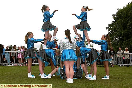 ENTERTAINING: The Buckley Belles dance group get it just right.