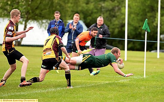 Mick Fogerty scores for St Annes