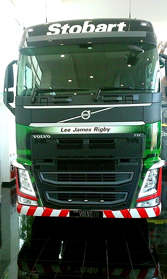 THE Eddie Stobart truck named in memory of Lee