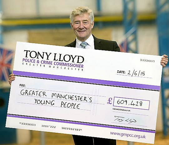 ASPIRATION fund . . . Tony Lloyd has launched a £600,000 Youth Aspiration Fund