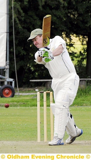 aye, aye skipper: Peter Skuse will captain the Saddleworth League side on Sunday.