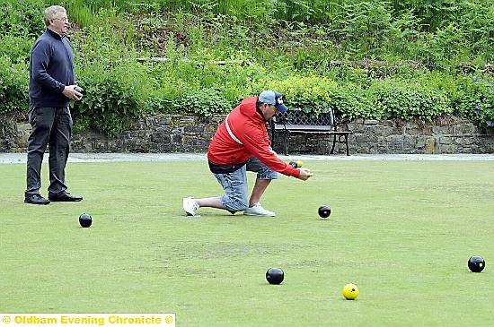 County bowls action