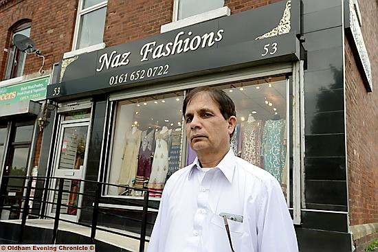 Shop owner Mukthar Ali: “I was terrified”