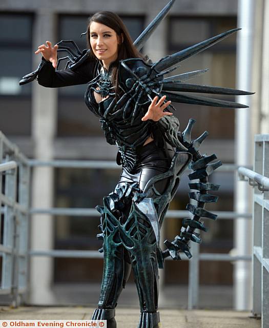 ALIEN Queen played by Giulietta Zawadzki
