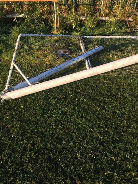 Mighty Dragons JFC net destroyed by vandals at Hollinwood Cricket Club