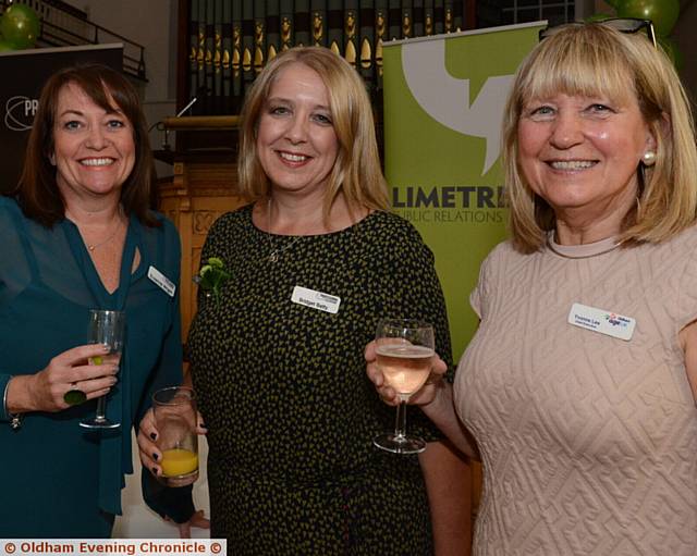 SUZANNE Wright (Pearson Solicitors), Bridget Batty (Limetree PR), and Yvonne Lee (Age UK)