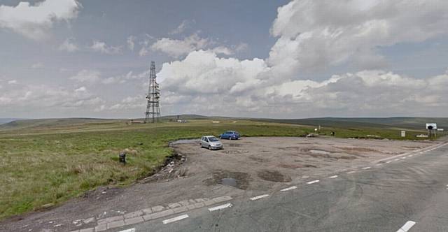 POLICE on the scene as the lorry remains stuck in the mud