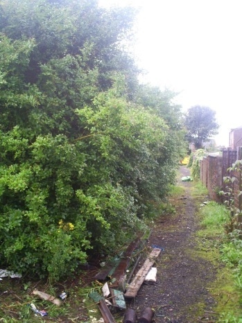 How Burnley Lane and Laburnum Avenue used to look