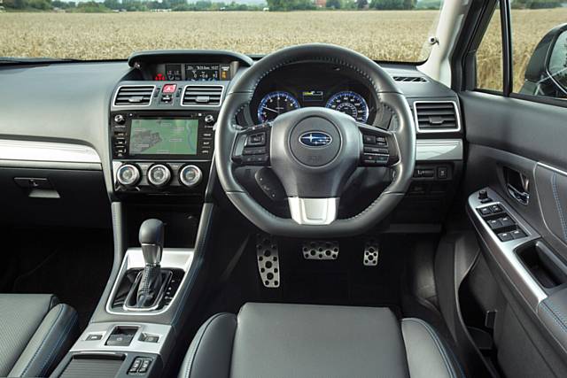 Leather-clad interior impresses