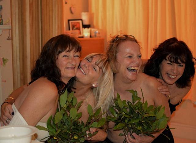 Royton Calendar Girls 2017 (L-R) Jayne Nadin, Michele Cameran, Karen Clift and Deborah Connolly.