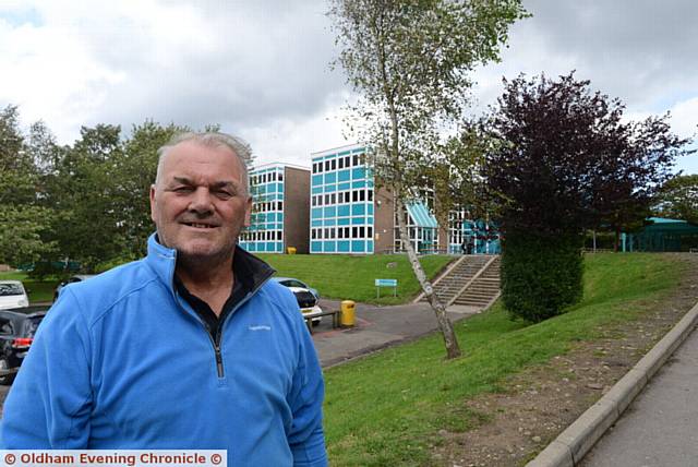 Pride in Oldham nominee Malcolm Campbell, facilities staff member at Royton and Crompton School.