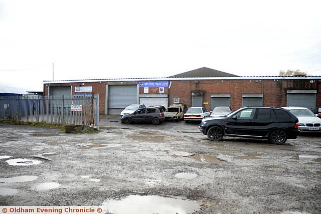 Fire at MM Motor Repair Centre, Milne street, Oldham.