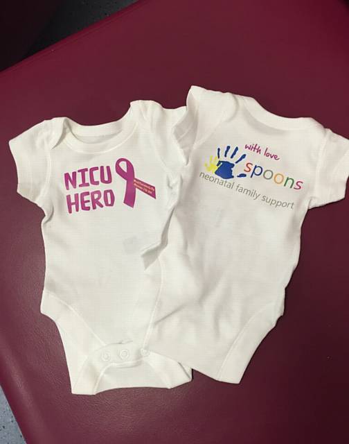 VESTS were handed out to babies born prematurely on the neonatal unit at Royal Oldham Hospital.