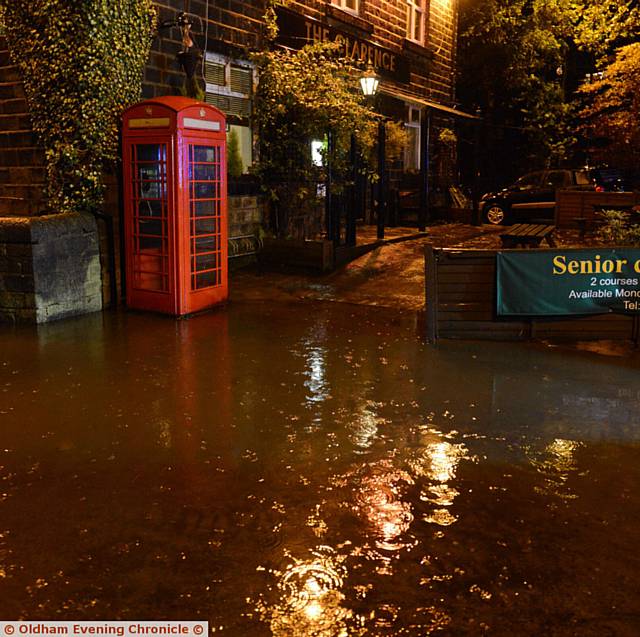 Flooding in Greenfield at The Clarence