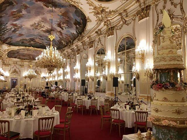 THE magnificent three-metre-high cake was created for a charity reception at Schönbrunn Palace in Vienna.