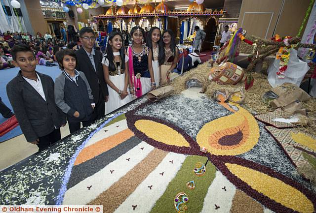 Diwali celebrations at Indian Association in Oldham.