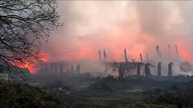 Maple Mill fire by Greater Manchester Fire and Rescue Service (GMFRS).