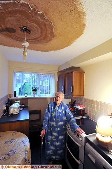 GROWING problem: Eliza with the damaged kitchen ceiling