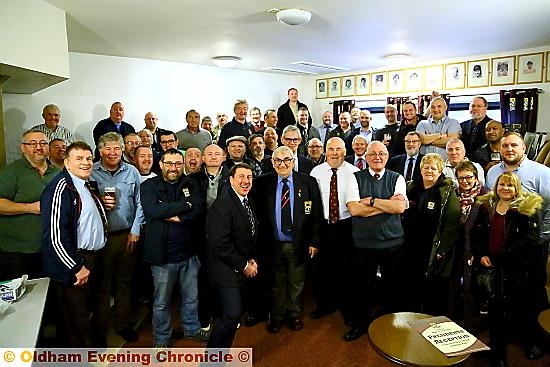 GOOD TO SEE YOU AGAIN . . . it was drinks and goodwill at Oldham RUFC on Saturday when the annual players’ reunion was held.
