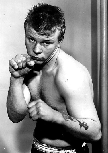 Boxing coach Frank Nightingale during his fight career