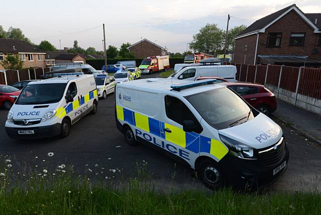 THE emergency services team at Rochdale Canal near Chadderton Hall Park