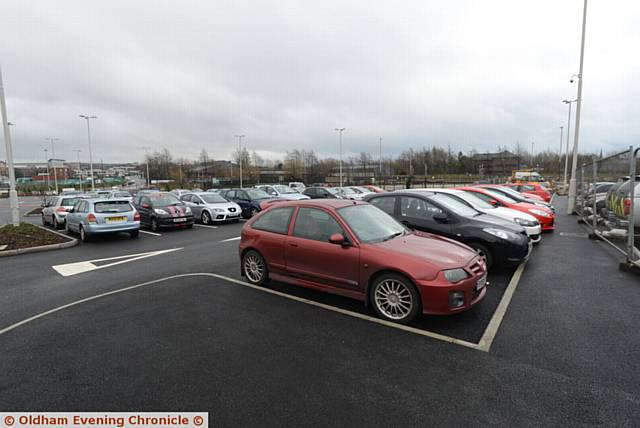 Mumps station hub car park for Metrolink users.