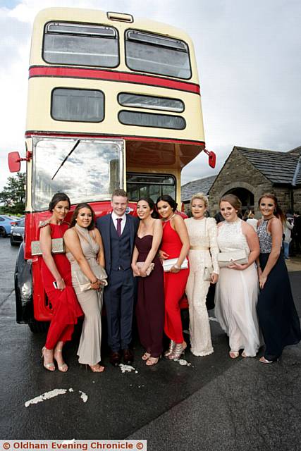 St Damian's  secondary school, Ashton Under Lyne, school prom, held at the White Hart, Lydgate, Oldham.