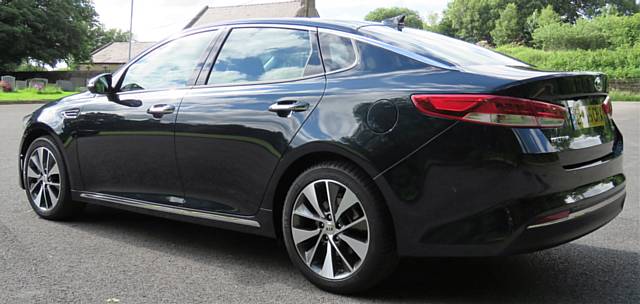 Kia Optima - a smart looking car from any angle