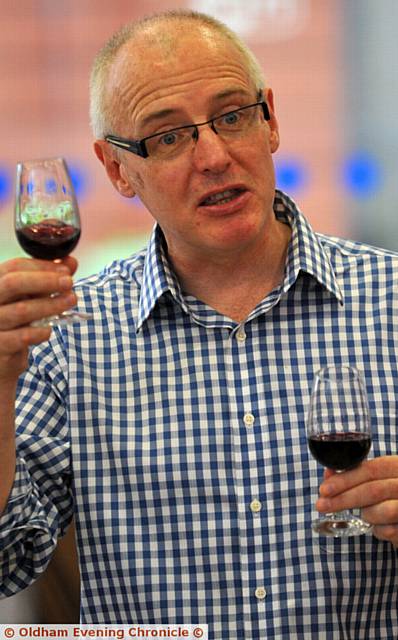 WINE host . . . Simon Woods
