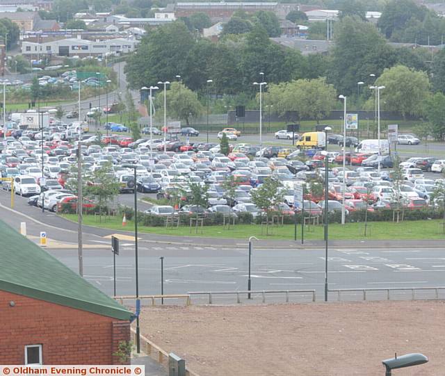 Metrolink Car Park at Mumps