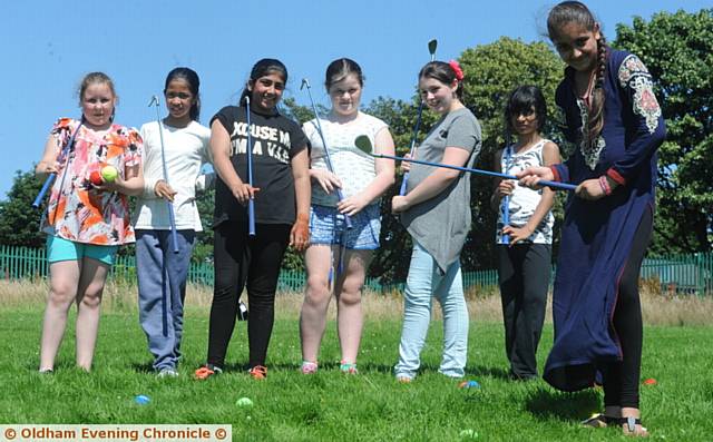 GOLF anyone? Alisha Parveen tees off